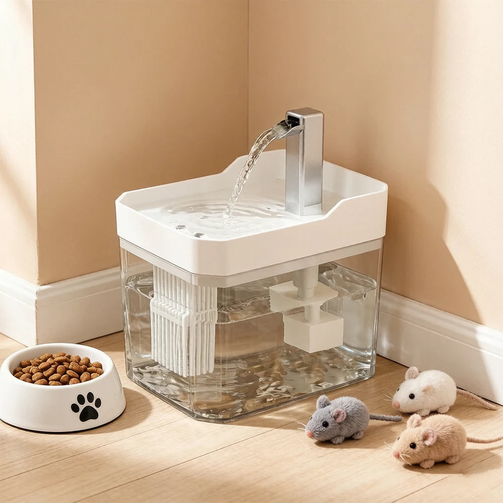 AquaPurr Filtered Cat Water Fountain